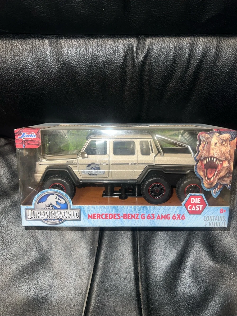 Jurassic Park Mercedes-Benz G 63 AMG 6x6 Die-Cast Toy - Silver